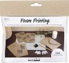 Mini Diy Kit Stempeltryk - Kort Med Duer - Beige - 1Pk