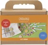 Mini Diy Kit Tegning - Vendespil Og Tre-På-Stribe - Assorterede Farver