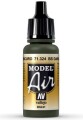 Vallejo - Model Air - Bs Dark Green Mat - 17 Ml - 71324