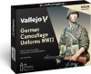 Vallejo - Model Color Maling Sæt - German Camouflage Uniforms Wwii - 16X18