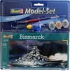 Revell - Bismarck Model Skib Byggesæt Inkl Maling - 1 1200 - 65802