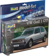 Revell - Vw Golf 1 Gti Model Bil Byggesæt Inkl Maling - 1 24 - 67072