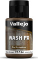 Vallejo - Model Wash - Dark Brown 35 Ml - 76514