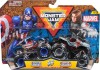 Monster Jam - 1 64 Marvel 2 Pack - Captain America Vs Winter Soldier