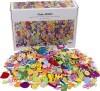 Mosgummi Klistermærker - Str 10-40 Mm - Assorterede Farver - 2640 Stk