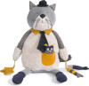 Moulin Roty - Aktivitetstøjdyr - Den Grå Kat Fernand - 48 Cm