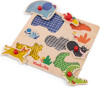 Moulin Roty - Knoppuslespil 5 Brikker - Jungledyr - Les Toupitis