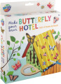 Sommerfugle Hotel - Diy Sæt - Inkl Maling Og Pensel