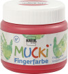 Mucki Fingermaling - Rød - 150 Ml