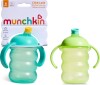 Munchkin - 2Pk Click Lock Bite-Proof Trainer Cup 6M - Bluegreen - 240 Ml