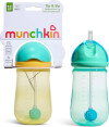 Munchkin - 2Pk Tip Sip Straw Cup - Blueyellow - 296 Ml