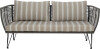 Bloomingville - Mundo Sofa - Grøn - Metal - Havesofa - Flet