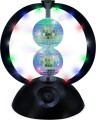 Music - Roterende Spejlkugler Med Flerfarvet Led-Lys - Multi-Color - 240 Mm