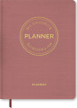 My Favorite Planner - Kalender 2024 - Dateret - Vintage Rosa Med Logo I
