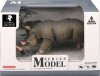 Næsehorn Figur - Model Series - Animal Universe - 16X9 5X11 Cm