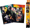 Naruto Shippuden Plakater - Ninjas - 2 Stk - 52X38 Cm