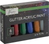 Nassau Fine Art - Akryl Glittermaling - 6X75 Ml