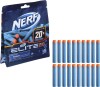 Nerf Skud - Elite 20 Darts - 20 Skumpile