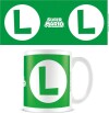 Nintendo - Super Mario Luigi Initial White Pod Mug - White