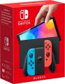 Nintendo Switch Konsol - Oled - Blå Rød