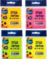 Notes Selvhæftende 12 Stk 76 X 76 Mm - Neonf - Centrum