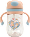 Nuby - Peppa Pig 1P Evie Straw Cup - Pink - 240 Ml