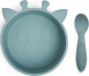 Nuuroo - Elia Silikone Spiseservice - 2-Pak - Lead