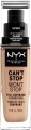 Nyx Professional Makeup - Can T Stop Won T Stop Foundation - Natural