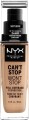 Nyx Professional Makeup - Can T Stop Won T Stop Foundation - Soft Beige