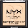 Nyx Professional Makeup - Can T Stop Won T Stop Mattifying Powder - Fair