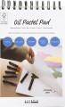 Oliepastelblok - A5 - Ark 148X210 Mm - 300 G - Hvid - 15 Ark 1 Stk