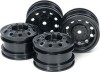 On Road Racetruck Wheelsl F R 2Each Black - 54741 - Tamiya