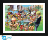 One Piece - Hot Dog Party - Framed Print