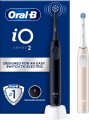 Oral B - Io 2 Duo Elektriske Tandbørster - Night Black Calm Pink