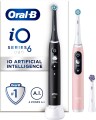 Oral-B - Io6 Duo Pakke Sort Lava Pink Sand Elektrisk Tandbørste