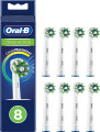 Oral B - Pro Cross Action Børstehoveder - White - 8 Stk
