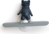 Ototo - Chill Cat Squeegee - Muted Grey And Dark Blue - Compact