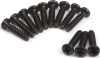Pan Head Tapping Screws Bbho3 15Mm 12Pcs - 548016 - Blackzon
