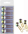 Papirclips - 6 Stk Med Acryl Sten 50 Mm - Centrum