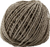 Papirgarn - Tykkelse 2 5-3 Mm - Lys Brun - 40 M - 150 G