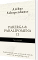 Parerga Paralipomena Ii - Første Delbind