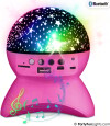 Party Fun Lights - Stjernehimmel Bluetooth Højttaler - Pink