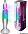 Party Fun Lights - Tornado Glitter Lampe - Multifarvet - H 36Cm