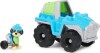 Paw Patrol - Rex Figur Og Basic Køretøj - Rescue Vehicle
