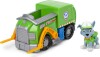 Paw Patrol - Basic Køretøj Med Rocky Figur - Recycle Truck