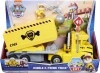 Paw Patrol - Rubble Figur Med Lastbil - X-Treme Truck - Big Truck Pups