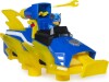 Paw Patrol Figur - Mighty Pups Charged Up - Chase Med Køretøj