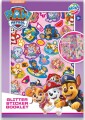 Paw Patrol Klistermærker Med Glitter