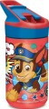 Paw Patrol - Tritan Premium Drikkedunk Til Børn - Rød Blå 480 Ml