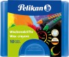Pelikan 10 Wax Cryons 655 10 Box Blue